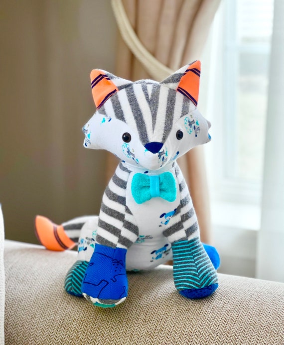 Memory Fox, Toys Made of Baby Clothes, Personalized Stuffed Toys