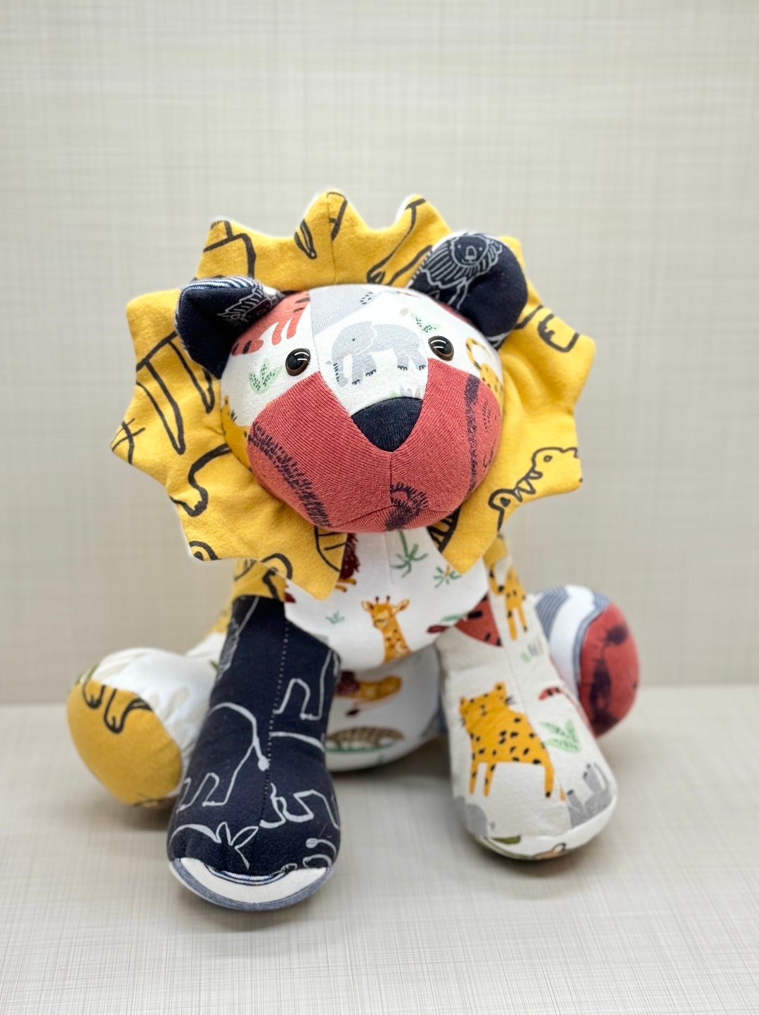Personalized Keepsake Toys for Baby Boy , Custom Teddy Bear Made From Baby Clothes ,keepsake ...