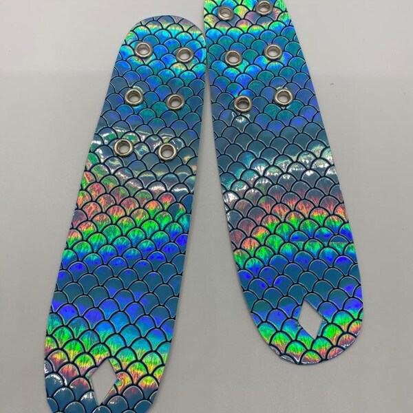 Holographic Mermaid Tail Roller Skate Toe Guard