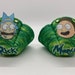 Rick and Morty inspired Roller Skate Toe Caps 