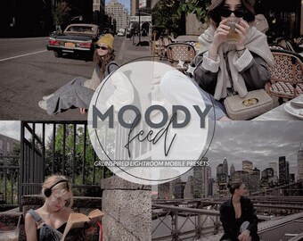 4 Moody Feed Lightroom Presets. Low Exposure Filters. Grunge Preset. Gothic Filter. Mobile & Desktop.