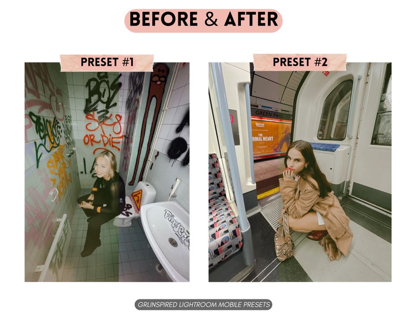 3 Disposable Lightroom Mobile Presets. Camera Effect Photo Etsy