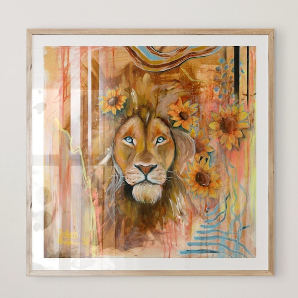 Fine Art Print Lion