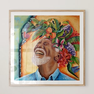 Kunstdruck &#39;Morgan Freeman&#39;