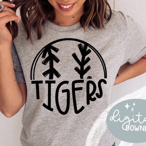 Baseball SVG | Tigers PNG | Baseball Mama SVG | Baseball Mom Svg | Baseball Mom Shirt | Tiger Mom Svg | Tigerss Baseball Shirt | Svg Png