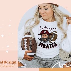 Pirates Mascot PNG | Mascot PNG | Pirate Mascot PNG | Pirates | Sports Mama | Mascot Tshirt |Custom Mascot Tee| Lets Go Pirates | Pirate Png