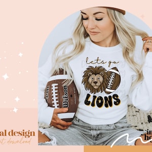 Lions Mascot PNG | Mascot PNG | Lion Mascot PNG | Lions | Sports Mama |Mascot Tshirt | Custom Mascot Tee | Lets Go Lions | Lion Png | Lions