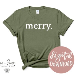 Merry SVG, Merry Clipart, Merry PNG Image Sublimation