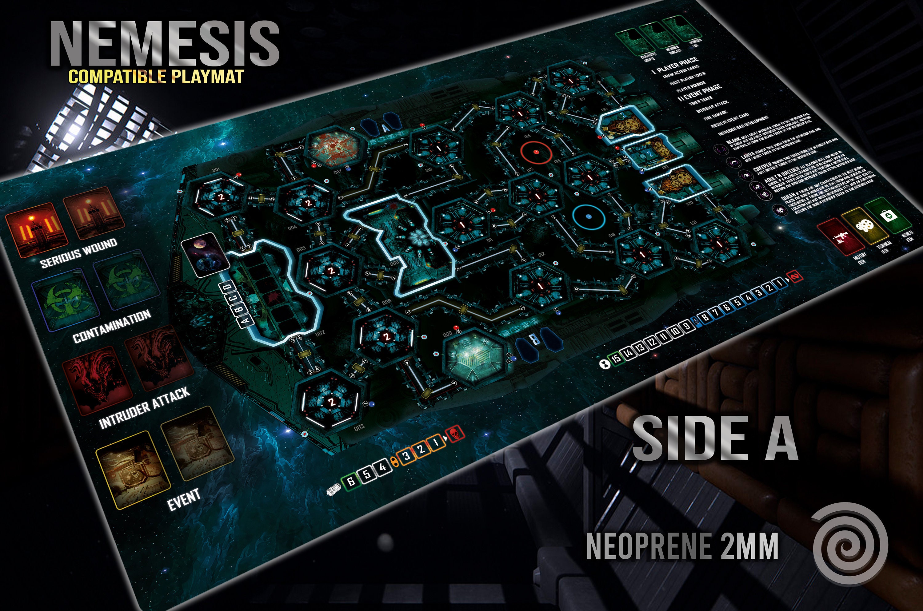 Nemesis Compatible Mats 135x70cm2 A-side B-side Mats - Etsy