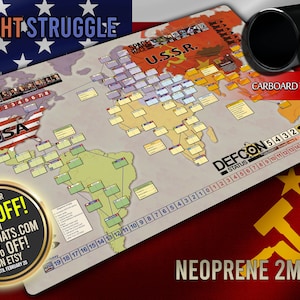 Gamemat Twilight Struggle (UNOFFICIAL PRODUCT)