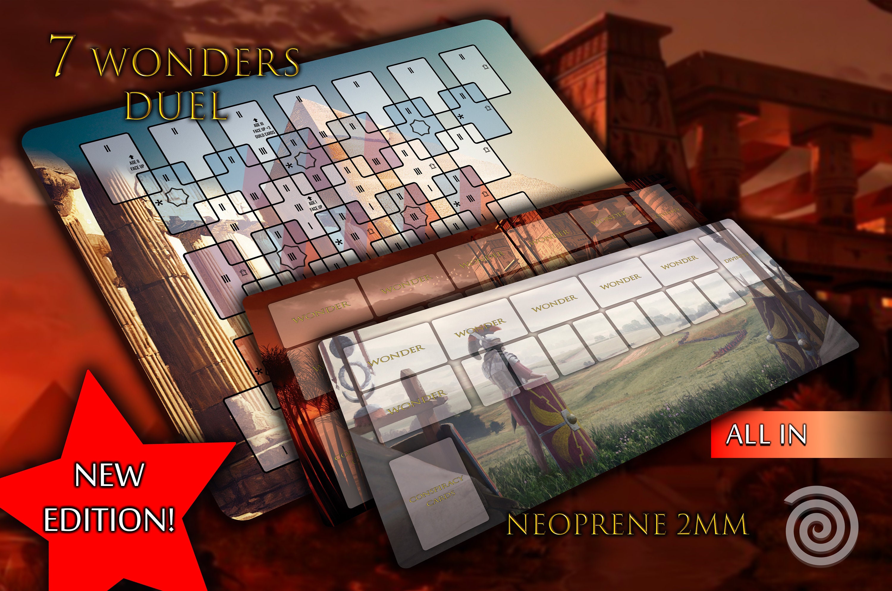 7 Wonders Duel Review, Drafting Game