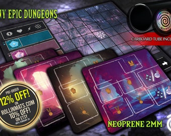 Tiny Epic Dungeons Playmats