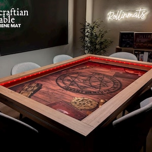 Lovecraftian Table Playmat ( Recommended for Cthulhu: Death May Die, Call of Cthulhu, Arkham Horror, LCG, Mansions of Madness)