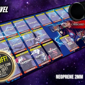 Playmat para Marvel Champions Lcg PRODUTO NÃO OFICIAL
