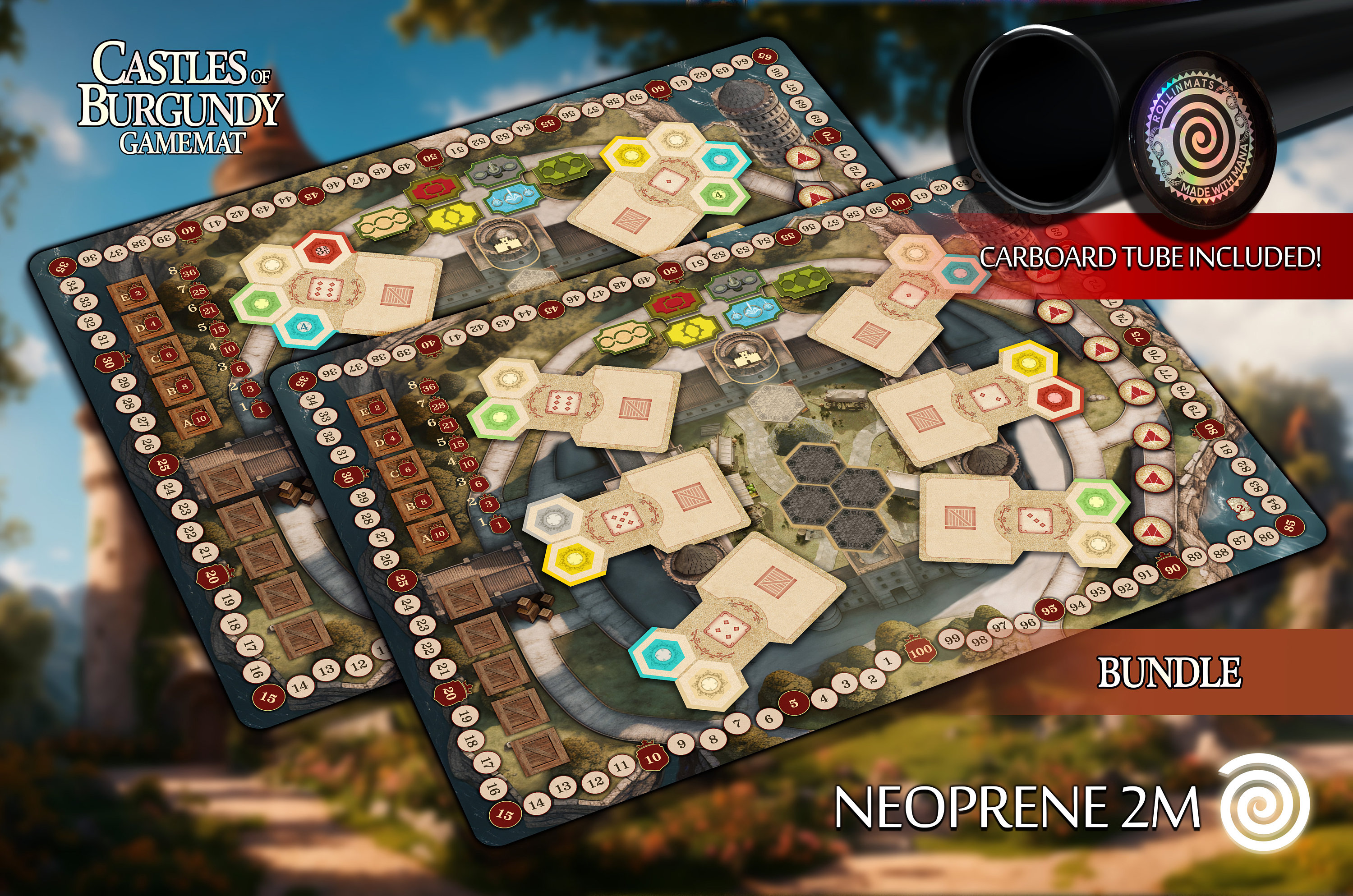 Castles of Burgundy (special Edition) Unofficial Gamemat - Etsy