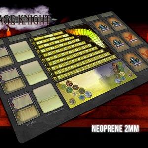 Set Up Mage Knight Playmat UNOFFICIAL PRODUCT