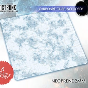 Frostpunk Compatible Gamemat - Multiple Scenario Layouts