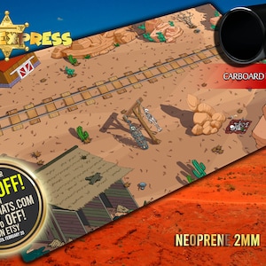 Gamemat Colt Express – INOFFIZIELLES PRODUKT