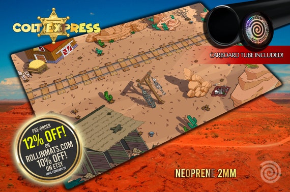Gamemat Colt Express UNOFFICIAL PRODUCT 