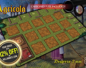 Player mat for Agricola (31 x 20 cm)