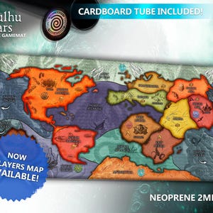 Spielmatte, kompatibel mit Cthulhu Wars (Riesen-/Übergrößen)