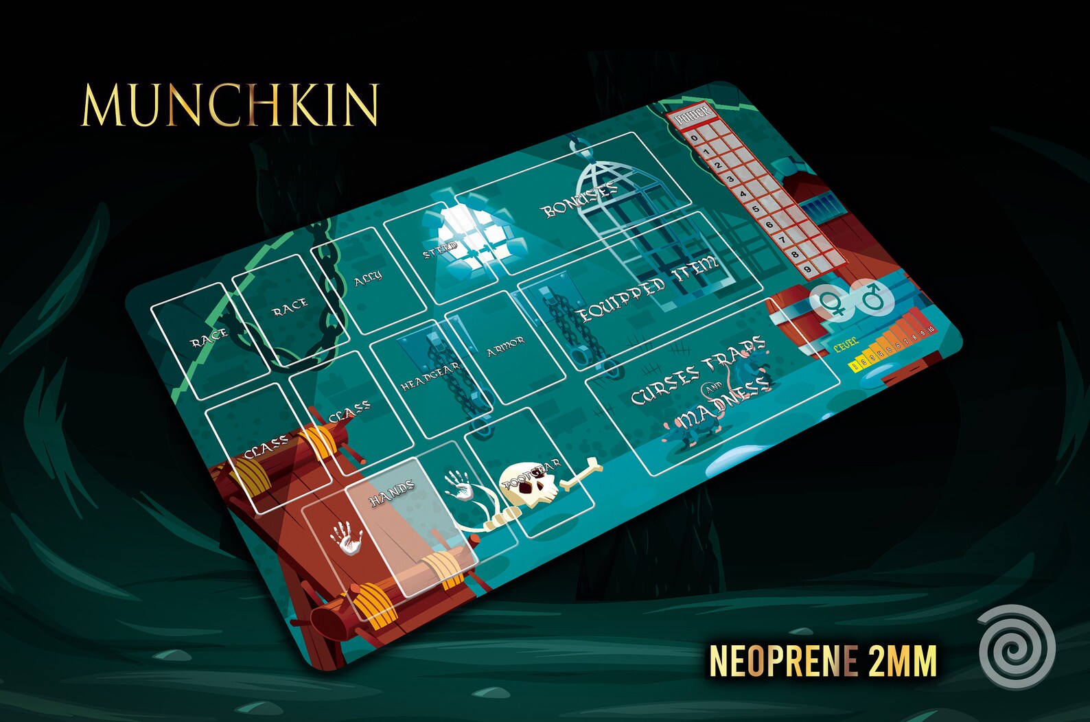 Munchkin UNOFFICIAL PRODUCT Player Mat Etsy