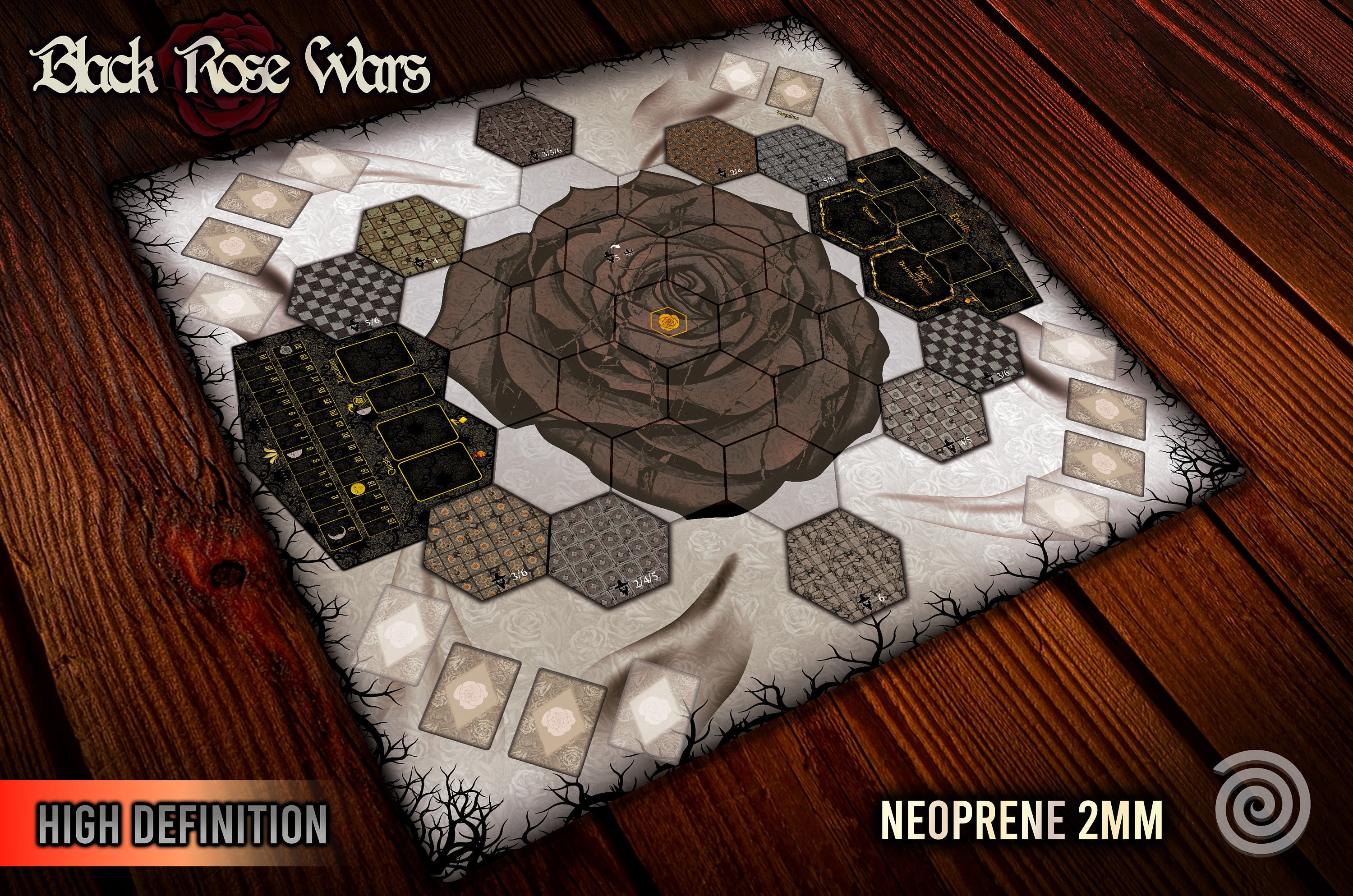 Black Rose Wars Compatible Playmat - Etsy