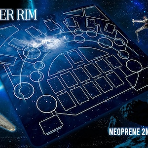 Star Wars: Outer Rim-compatibele speelmatten (compatibel met de "Unfinished Business"-uitbreiding)