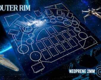 Star Wars: Outer Rim  compatible Gamemats (Compatible with "Unfinished Business expansion")