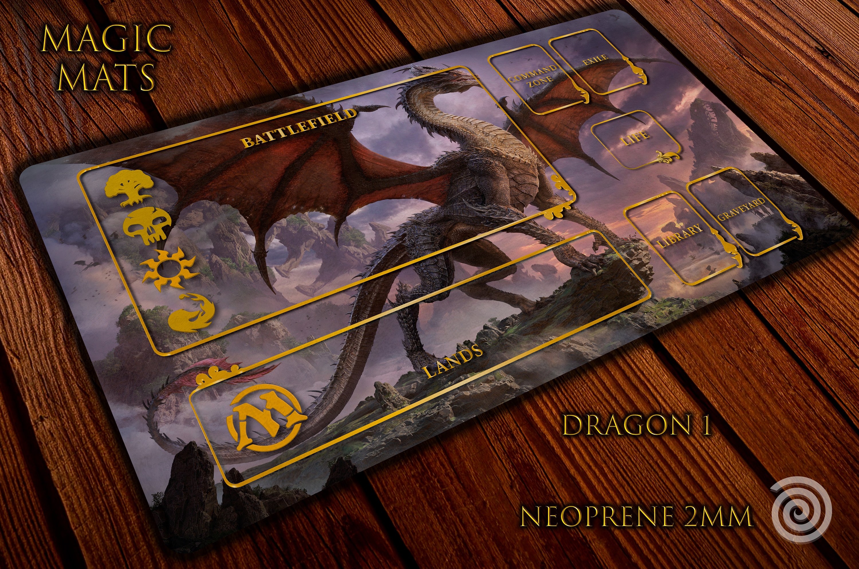 Compatible Mat Magic the Gathering 60 X 40 Cm Etsy