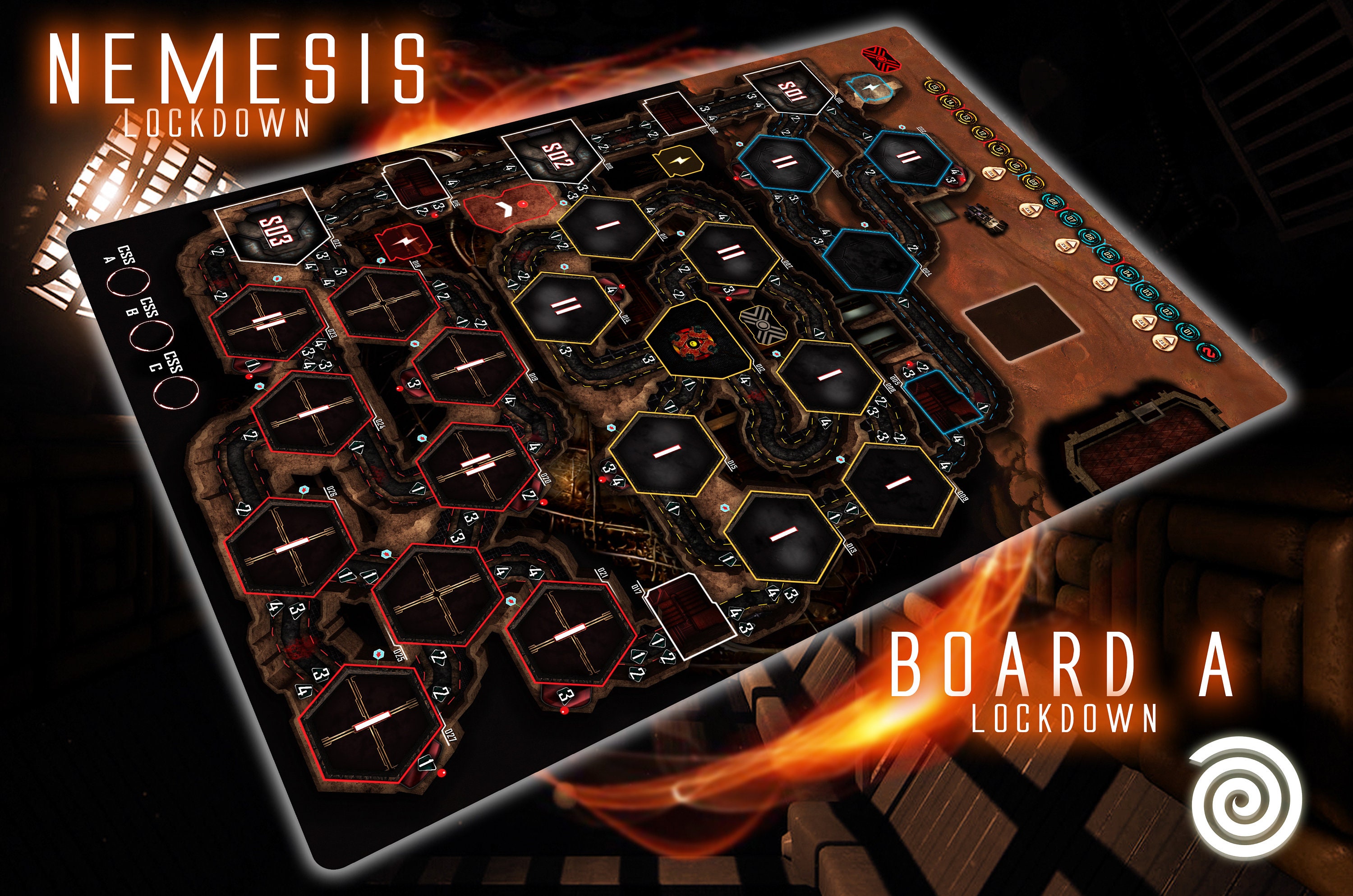 Nemesis Playmats german / English / Italian / Spanish/french Etsy