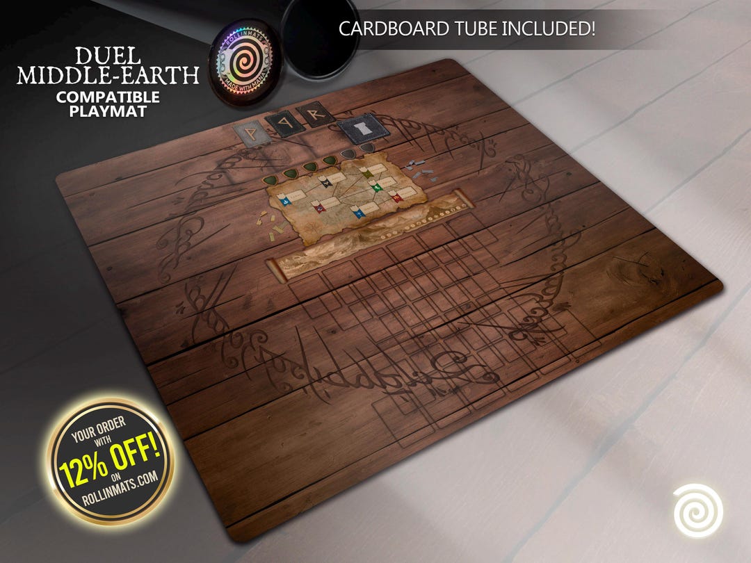 Dark Lord Tappetino Da Gioco MTG Premium - Bordi Cuciti, Base Antiscivolo, Superficie In Poliestere, Lavabile