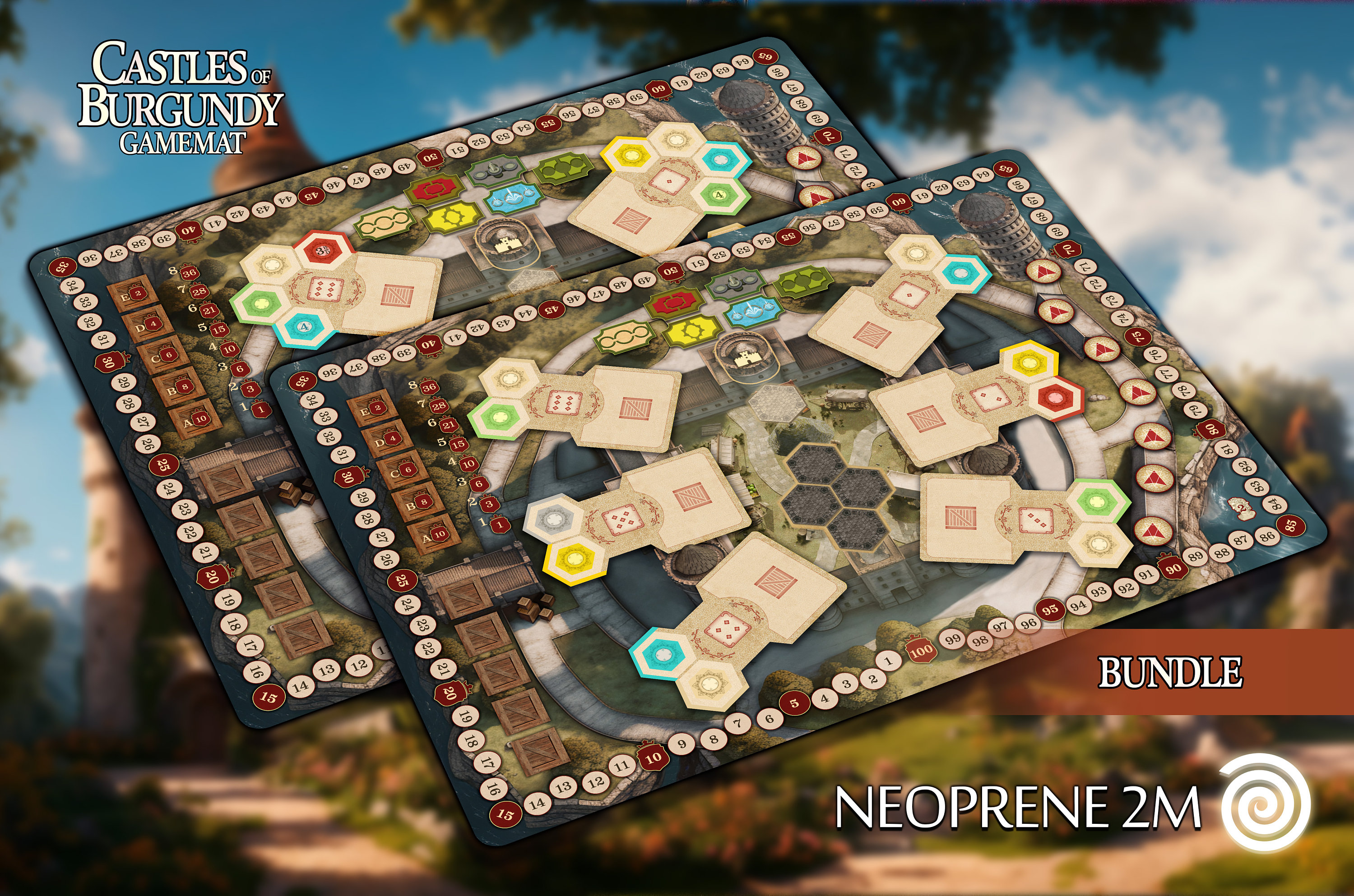 Castles of Burgundy Compatible Gamemat - Etsy