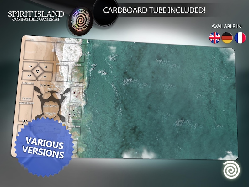 Spirit Island Compatible Playmat - 6 Player Definitive Gamemat image 1
