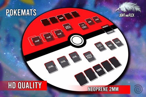 Buy Pokemon Trading Card Game Compatible Gamemat - (2 Players) Online in  India - Etsy