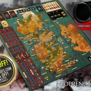 Gamemat Game of Thrones with Mother of Dragons expansion (86 x 86 cm) UNOFFICIAL PRODUCT