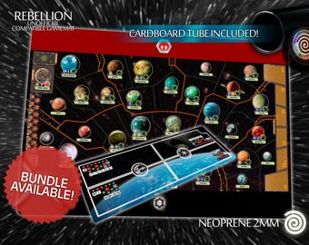 Star Wars: Rebellion compatible Gamemat (Pack with Battlefield)