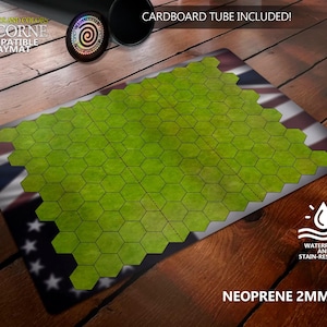 Commando's en kleuren: Tricorne-compatibele speelmat - 88×58 cm