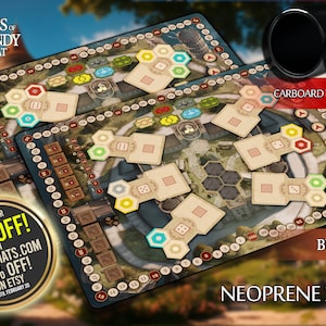 Castles of Burgundy Compatible Gamemat