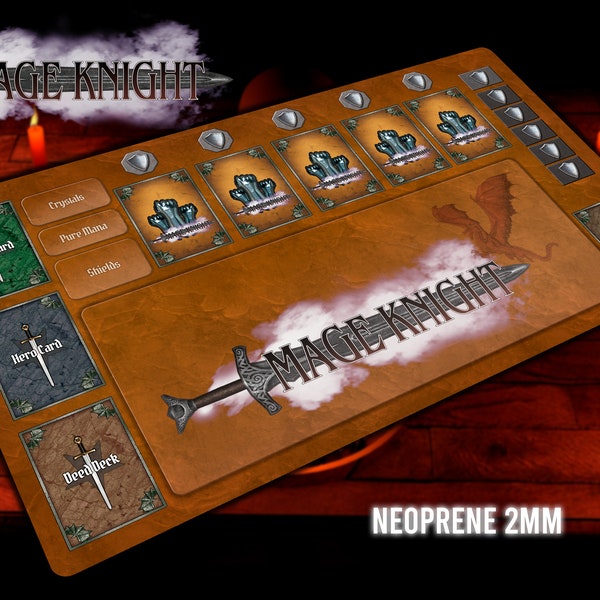Mage Knight Playmat Etsy