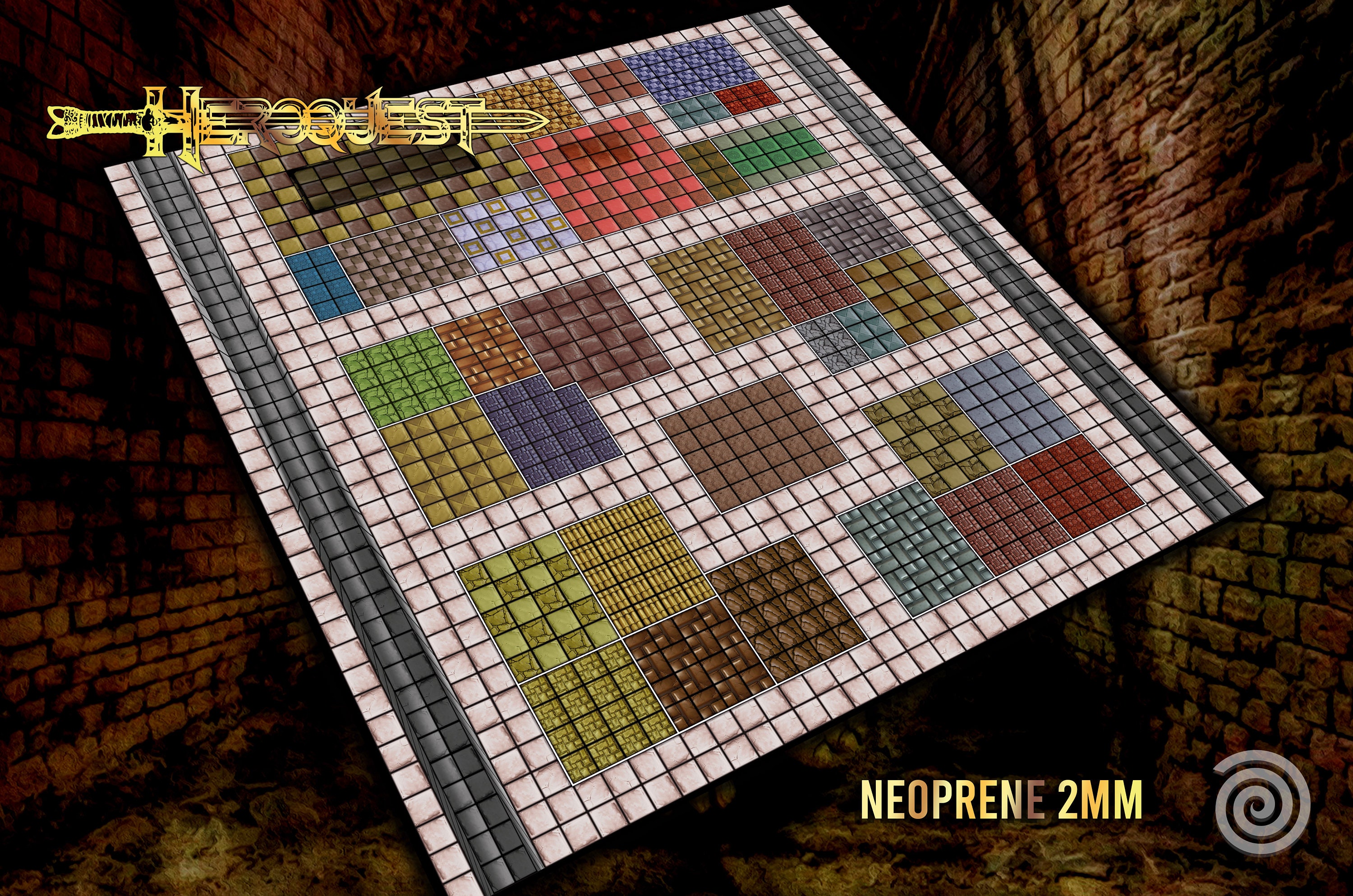 Large Rug Remake for Heroquest 110 X 110 Cm / 433071 X - Etsy Israel