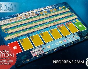 Ark Nova Marina Worlds - Board Game Mat