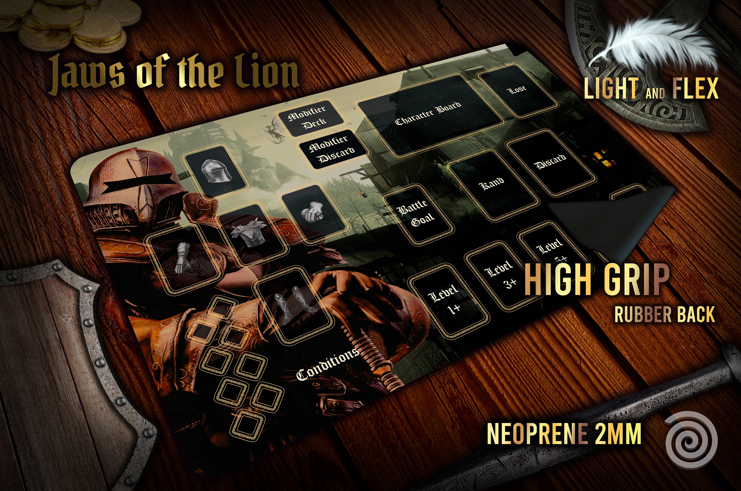 Mat compatible with Jaws of the lion