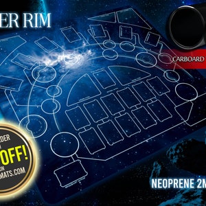 OUTER RIM Star Wars Mat (Compatible with "Unfinished Business expansion")