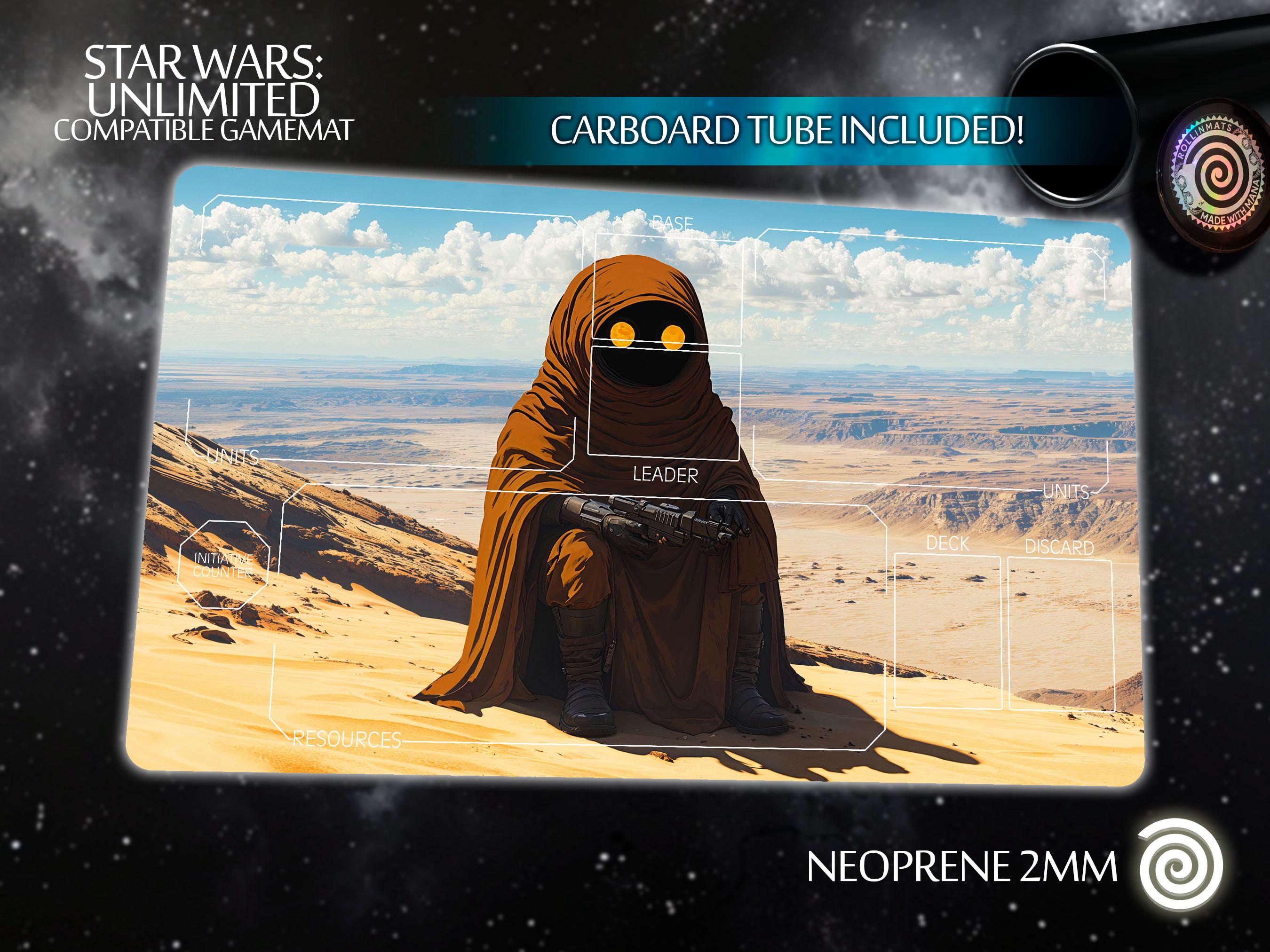 Playmat TCG Star Wars: Unlimited Compatible Gamemat Jawa