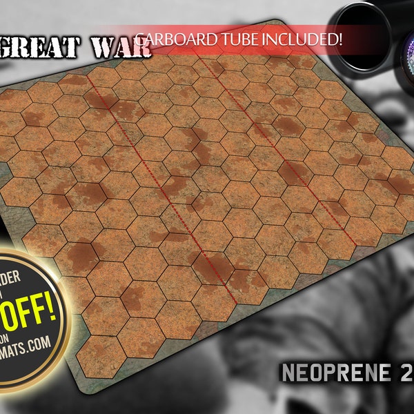 Le tapis de jeu de la Grande Guerre