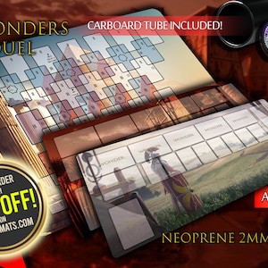 7 Wonders Duel Playmats