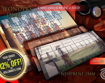 7 Wonders Duel Playmats