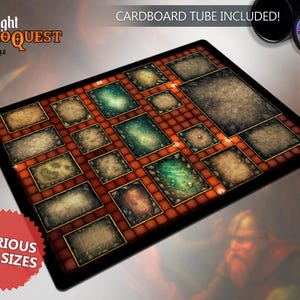 Deluxe Playmat HeroQuest First Light Compatible Gamemat