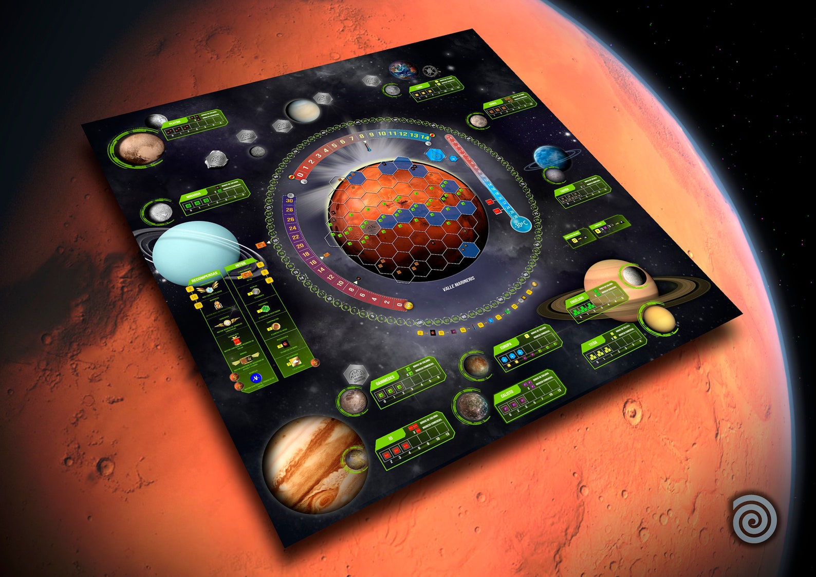 Terraforming Mars mat Etsy